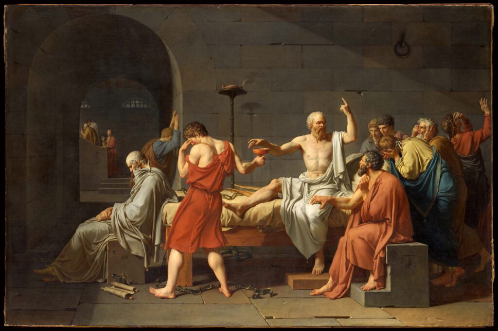 Jacques Louis David Death of Socrates